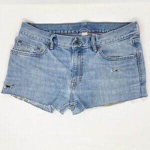 BANANA REPUBLIC | Distressed Denim Cut-Off Shorts